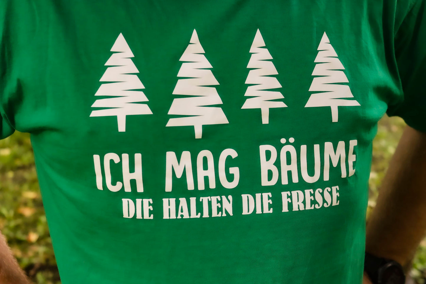 T-Shirt Ich mag Bäume die halten die Fresse, Dr.Urbex, Wandern Hiking
