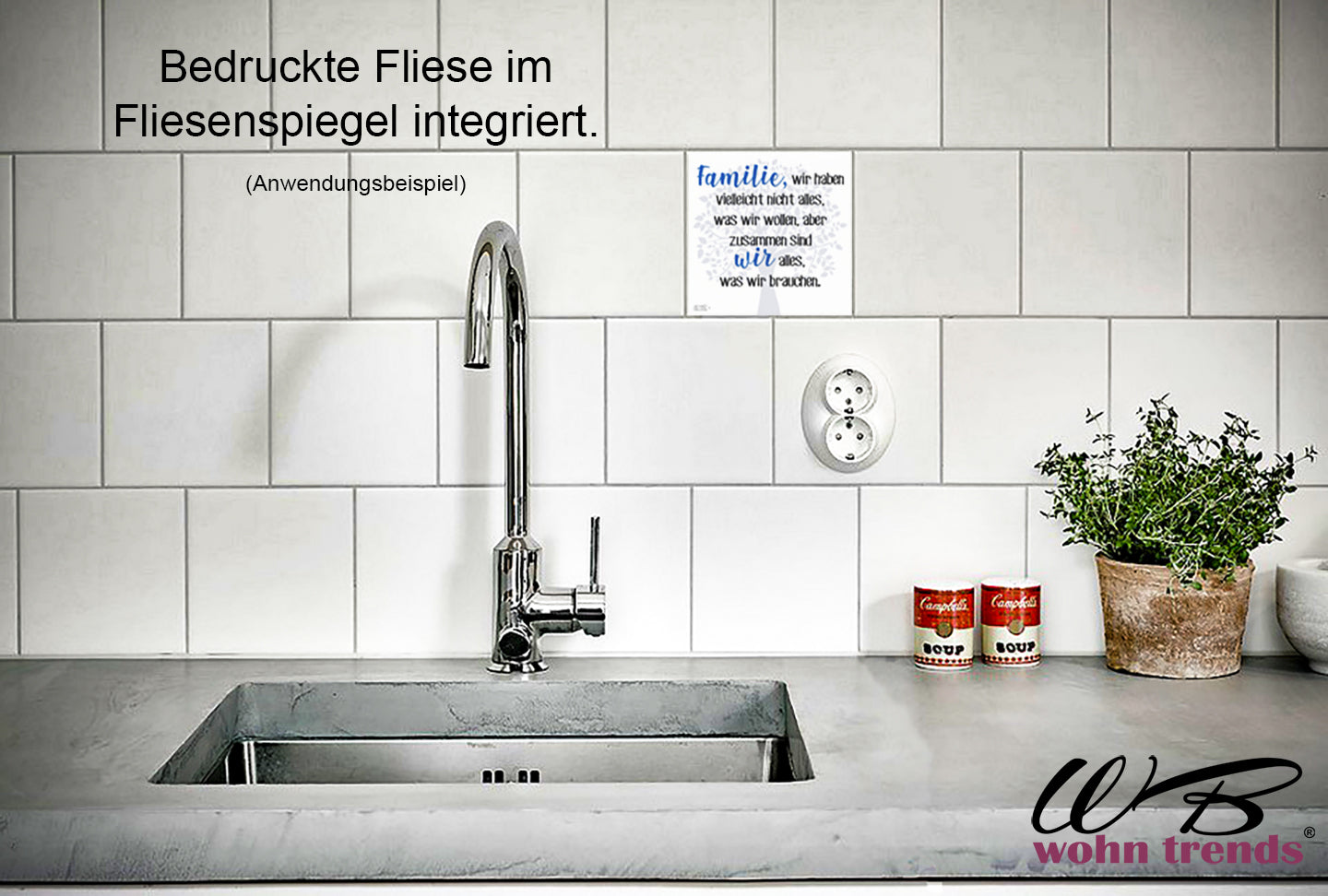 Deko-Fliese Beispiel 2