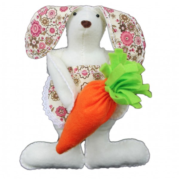 DIY Bastelset HASE, zum selber Nähen, schöne Deko Figur für Frühling & Ostern, auch für Kinder